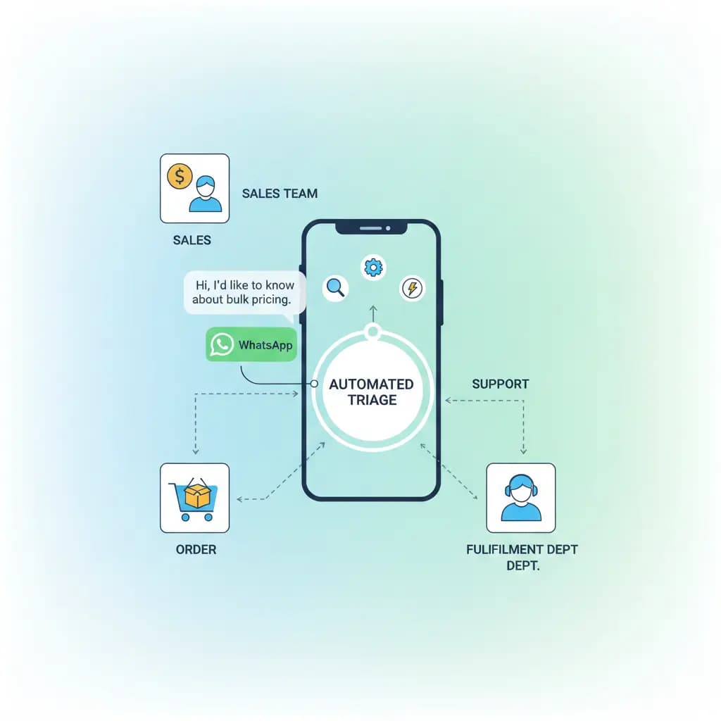 מענה ראשוני חכם וסינון הודעות וואטסאפ אוטומטי